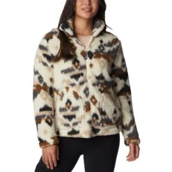 Columbia Winter Pass Sherpa Fleece Vest Dames Chalk Rocky Mountain