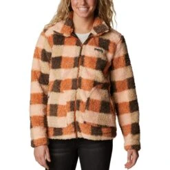 Columbia Winter Pass Sherpa Fleece Vest Dames Warm Copper