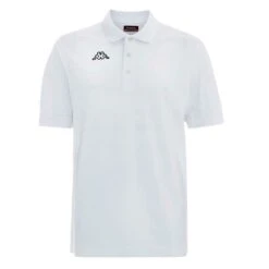 Kappa Logo Life MSS Polo Heren White Black