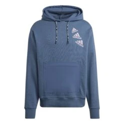 Adidas Essentials Brandlove Fleece Hoodie Heren Wondersteel Bliss Lilac