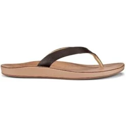 Olukai Nonohe Slippers Dames Dark Java