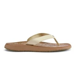 Olukai Paniolo Slippers Dames Bronze Dark Java