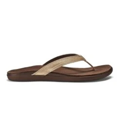 Olukai Aukai Slippers Dames Copper Dark Java