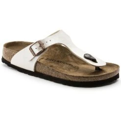 Birkenstock Gizeh Slippers Normaal Dames Graceful Pearl White