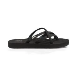 Teva Olowahu Slippers Dames Mix Black On Black