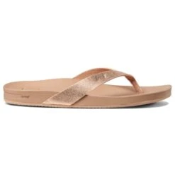 Reef Cushion Bounce Court Slippers Dames Rose Gold