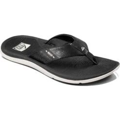 Reef Santa Ana Slippers Heren Grey White
