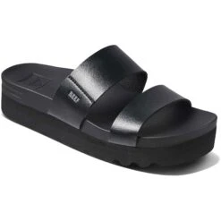 Reef Cushion Vista Hi Slippers Dames Black