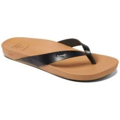 Reef Cushion Court Slippers Dames Black Natural