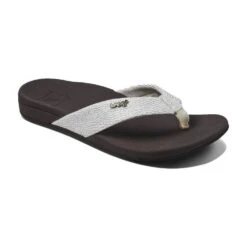 Reef Ortho Spring Slippers Dames Brown White