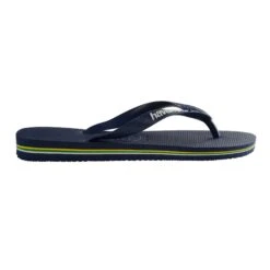 Havaianas Brasil Logo Slippers Junior Navy Blue