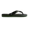 Havaianas Brasil Logo Slippers Black