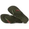 Havaianas Brasil Logo Slippers Heren Green