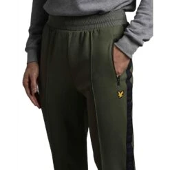 Lyle & ScottSide Tape Joggingbroek Heren Cactus Green