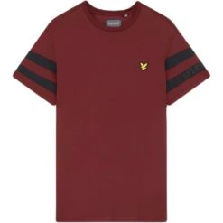 Lyle & ScottSleeve Stripe Shirt Heren Burnt Velvet