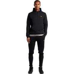 Lyle & ScottFly Fleece Joggingbroek Heren Jet Black