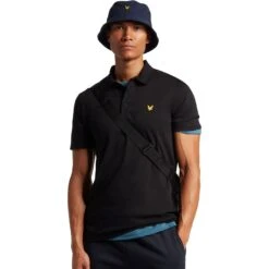 Lyle & ScottSport Short Sleeve Polo Heren Jet Black