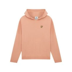 Lyle & ScottKnitted Hoodie Dames Dusty Peach