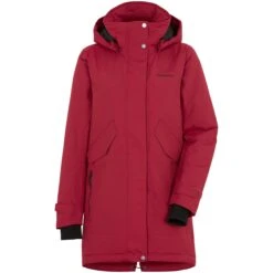 Didriksons Tanja Parka Winterjas Dames Ruby Red