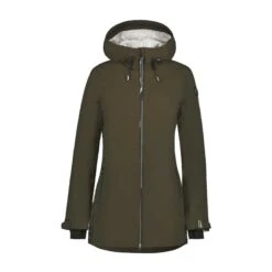 Luhta Ahoi Parka Softshell Jas Dames Dark Olive
