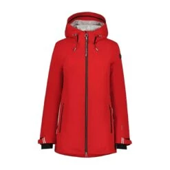 Luhta Ahoi Parka Softshell Jas Dames Cranberry