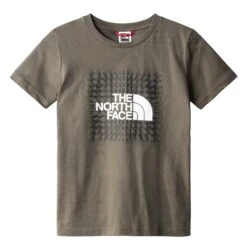 The North FaceBox Shirt Junior New Taupe Green