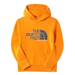 The North FaceDrew Peak Hoodie Junior Cone Orange