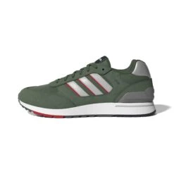 Adidas Run 80s GX4337 Vrijetijdsschoenen Heren Greenoxide Grey Two Vivid Red