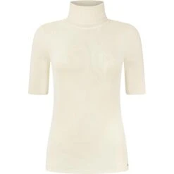 NIKKIE Jolie Turtle SS Top Dames Pearl