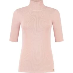 NIKKIE Jolie Turtle SS Top Dames Blush
