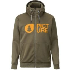 Picture Park Tech Fleece Vest Heren Dark Army Green