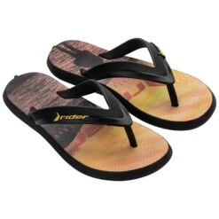 Rider R1 Energy Slippers Junior Black Yellow