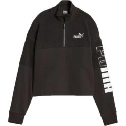 Puma Power Colorblock Crew Sweater Dames Puma Black
