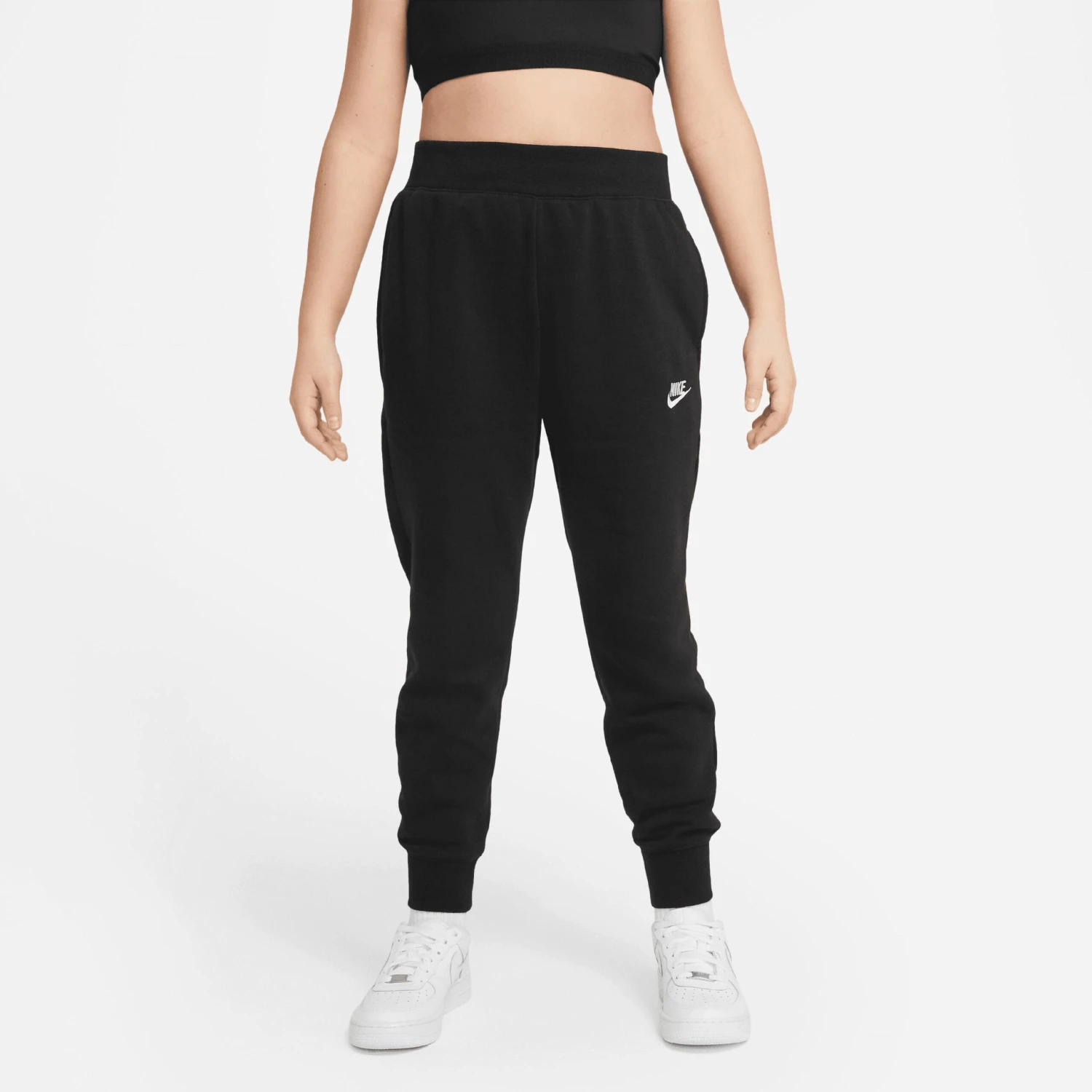 Nike Sportswear Club Fleece Joggingbroek Junior Blackwhite - Afbeelding 3