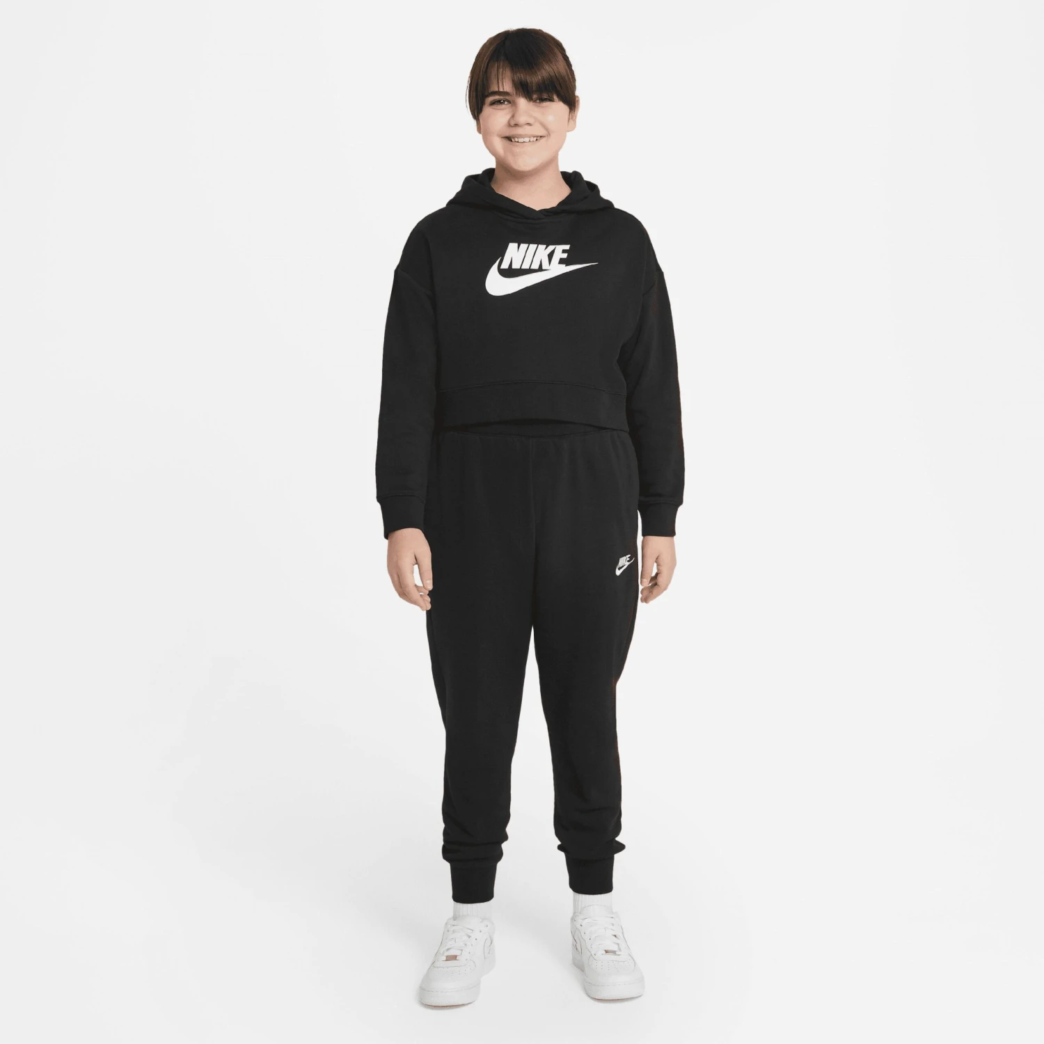 Nike Sportswear Club Fleece Joggingbroek Junior Blackwhite - Afbeelding 8