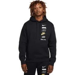 Nike Club Fleece Trui Heren Black