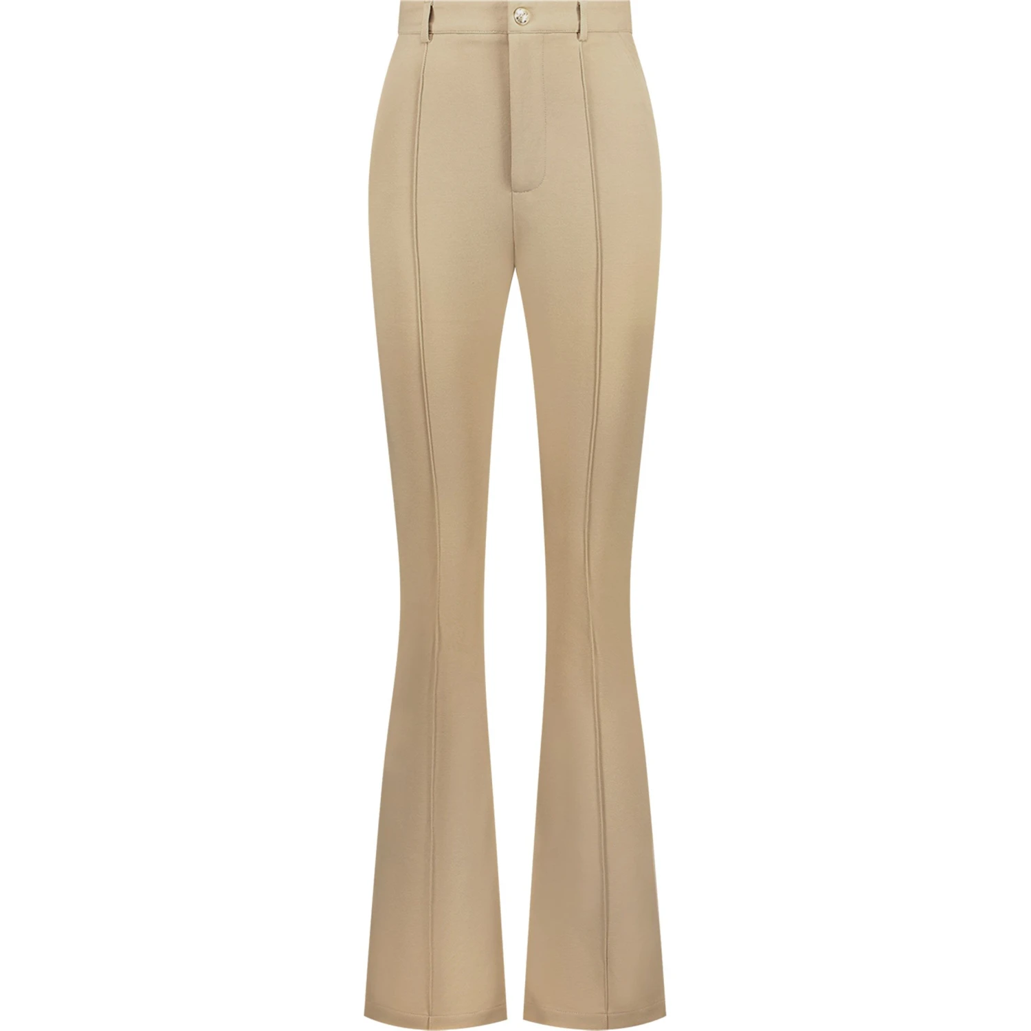 NIKKIE Pintuck Punta Broek Dames Latte