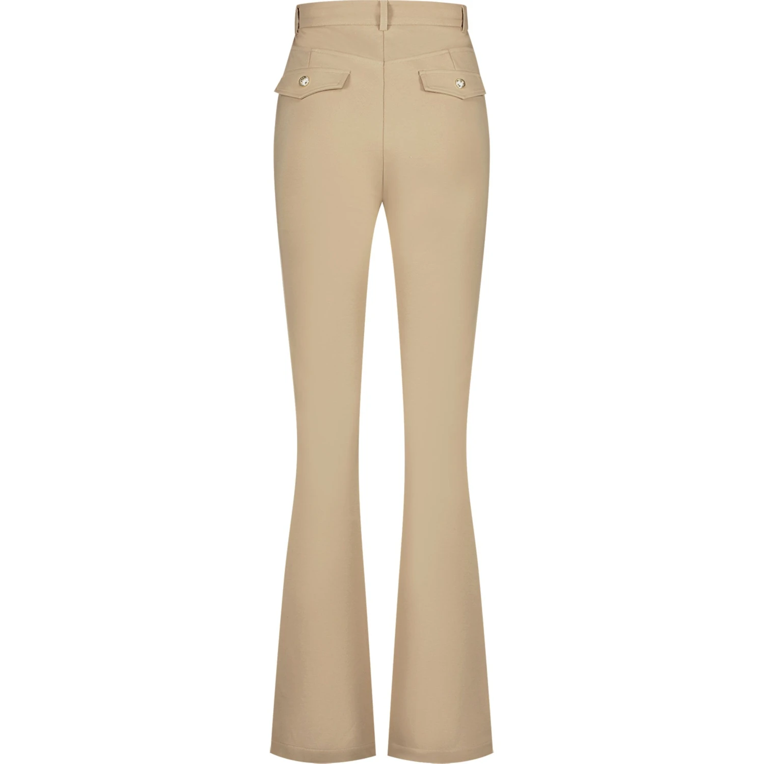 NIKKIE Pintuck Punta Broek Dames Latte - Afbeelding 2