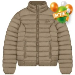 Malelions Viv Puffer Zomerjas Dames Beige