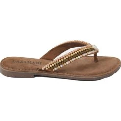 Lazamani 75.307 Slippers Dames Shell Tan