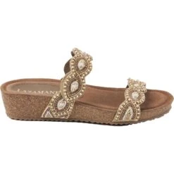 Lazamani 75.366 Slippers Dames Rounds Beige