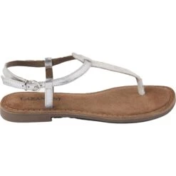 Lazamani 75.625 Sandalen Dames T-strap Silver