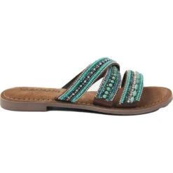 Lazamani 75.474 Slippers Dames Aqua