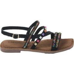 Lazamani 75.405 Sandalen Dames Straps Rainbow Multi Black