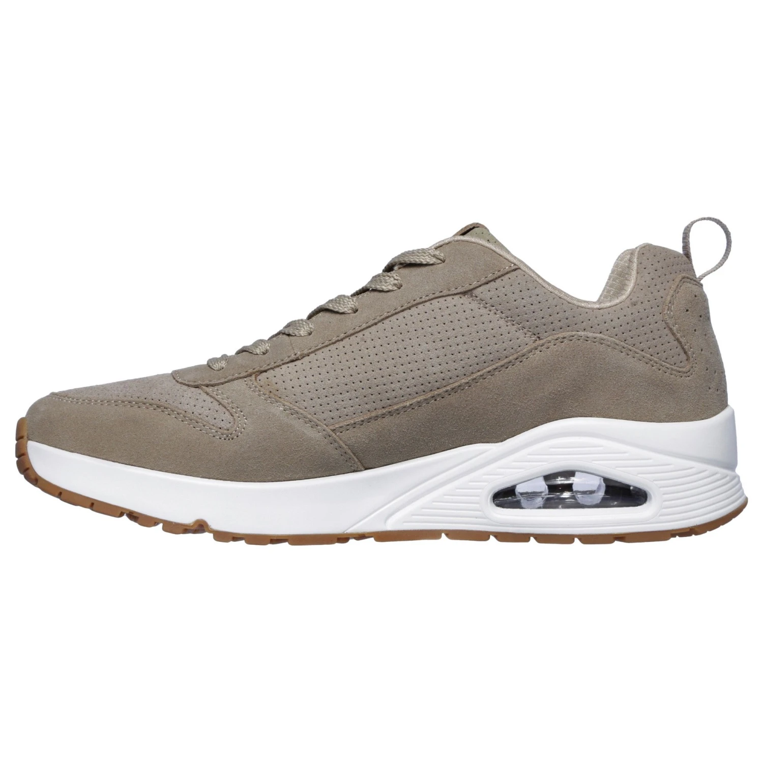 Skechers Uno 52456 Vrijetijdsschoenen Heren Taupe - Afbeelding 2