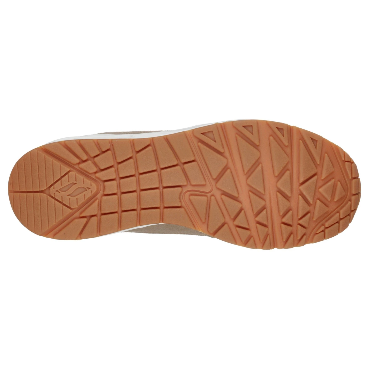 Skechers Uno 52456 Vrijetijdsschoenen Heren Taupe - Afbeelding 5