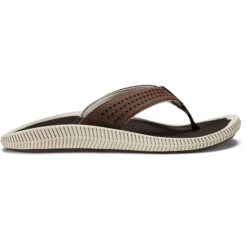 Olukai Ulele Slippers Heren Dark Wood