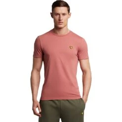 Lyle & ScottMartin Short Sleeve Shirt Heren Rose Brown