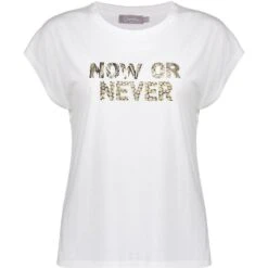 Geisha Now Or Never Shirt Dames Off White Gold