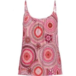 Geisha Singlet Dames Fuchsia Red